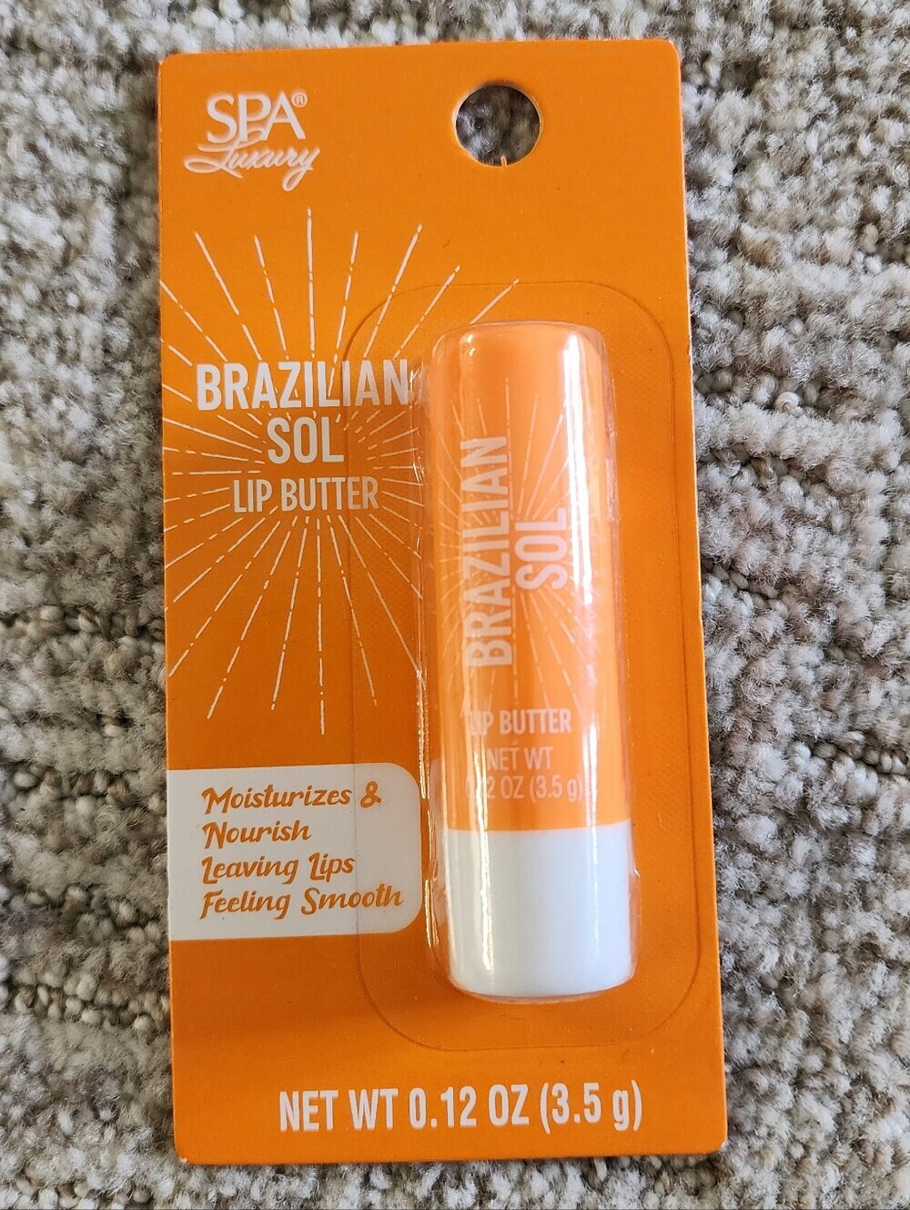 SPA Luxury Brazilian Sol Lip Butter - Orange New